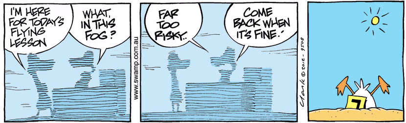 Swamp Cartoon - Foggy Fun 6February 22, 2012