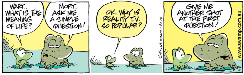Swamp Cartoon - The Hard Questions….February 24, 2012