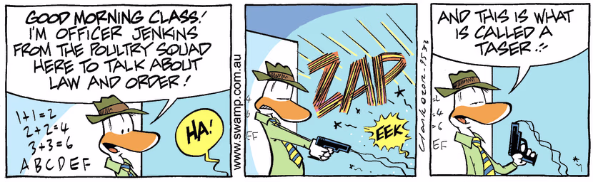 Swamp Cartoon - Discipline Fun 1March 22, 2012