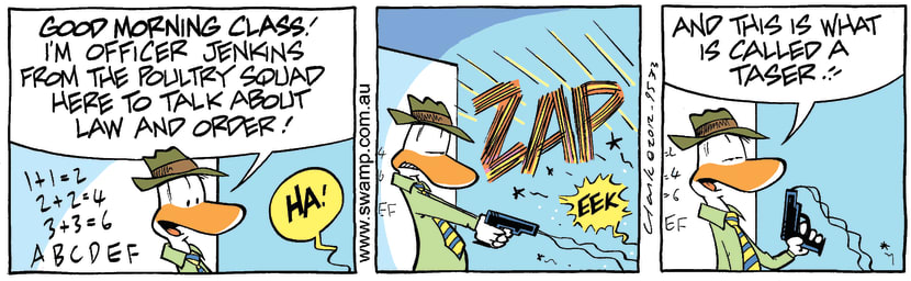 Swamp Cartoon - Discipline Fun 1March 22, 2012