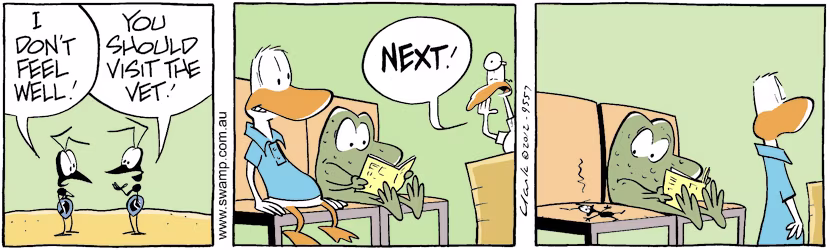 Swamp Cartoon - Doctors Orders 1April 19, 2012