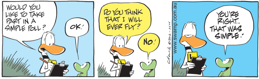 Swamp Cartoon - Survey Fun 2June 15, 2012