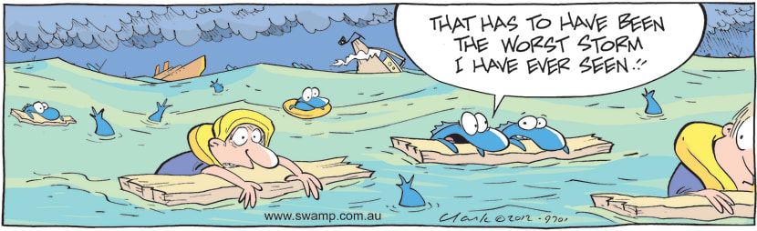 Swamp Cartoon - Rough Weather ComicOctober 4, 2012