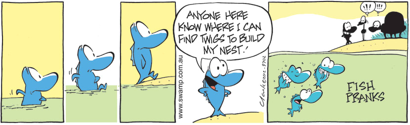 Swamp Cartoon - Nest Building ComicOctober 5, 2012