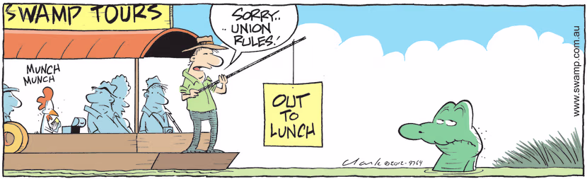 Swamp Cartoon - Union Rules!December 18, 2012