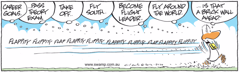 Swamp Cartoon - Career Goals ComicJanuary 22, 2013