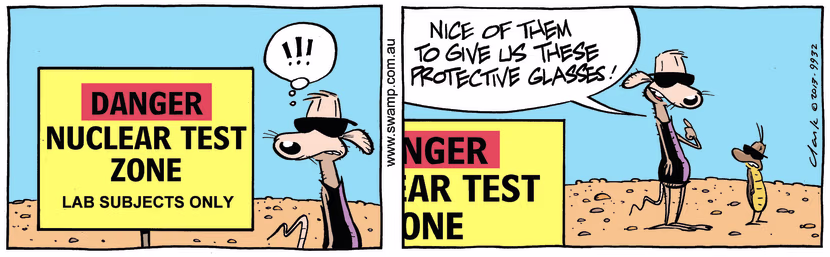 Swamp Cartoon - Workplace Health & Safety ComicJuly 24, 2013