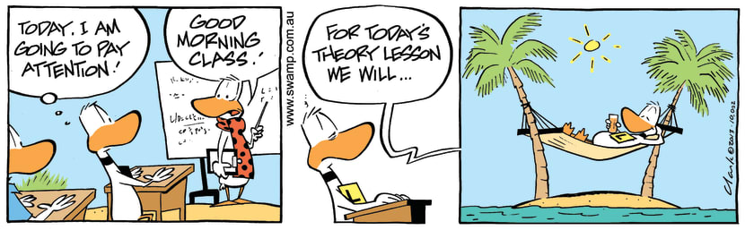 Swamp Cartoon - Good Morning Class ComicOctober 14, 2013