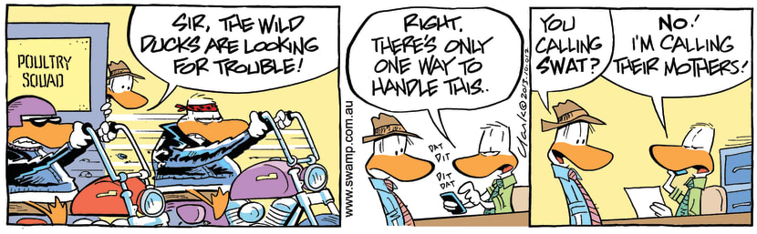 Swamp Cartoon - Looking for Trouble ComicOctober 25, 2013