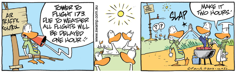 Swamp Cartoon - Slight Delay ComicNovember 23, 2013