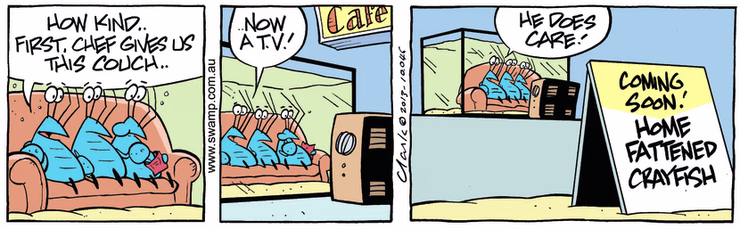 Swamp Cartoon - How Kind! ComicDecember 4, 2013