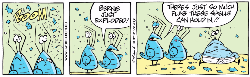 Swamp Cartoon - Watch out for Bernie ComicJanuary 8, 2014