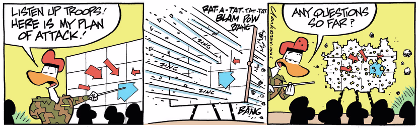 Swamp Cartoon - Army Duck Battle PlanNovember 12, 2025