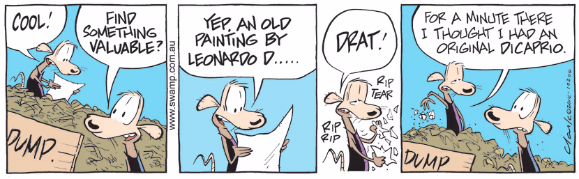 Swamp Cartoon - Swamp Rat Rubbish ComicJune 21, 2014