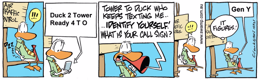 Swamp Cartoon - ATC Call Sign ComicJanuary 31, 2015