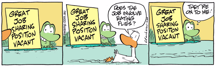 Swamp Cartoon - Mort Frog Recruiting ComicFebruary 27, 2015