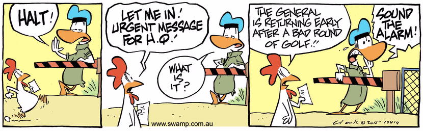 Swamp Cartoon - General Golf Game ComicMay 16, 2015
