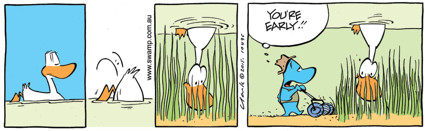 Swamp Cartoon - Duck Feeding Ground ComicAugust 20, 2015