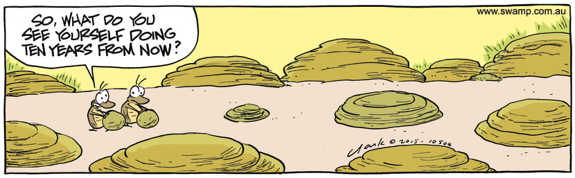 Swamp Cartoon - Dung Beetles Future ComicAugust 29, 2015
