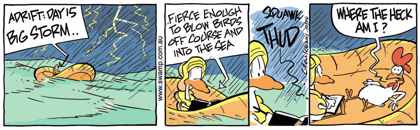 Swamp Cartoon - Lucky Mascot Storm ComicOctober 27, 2015