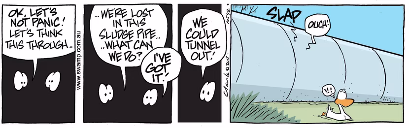Swamp Cartoon - Swamp Rats Tunnel Out ComicDecember 10, 2015