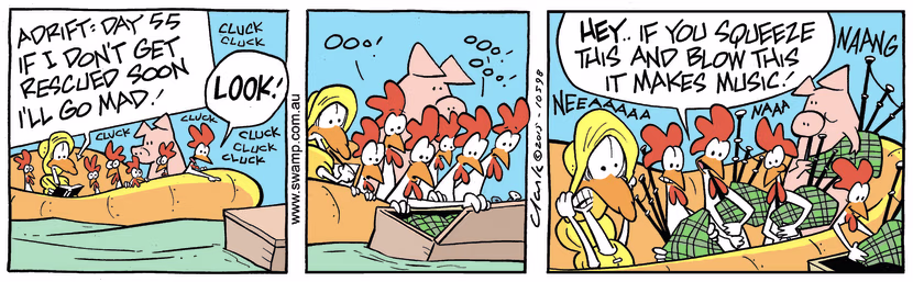 Swamp Cartoon - Lucky Mascot BagpipesDecember 17, 2015
