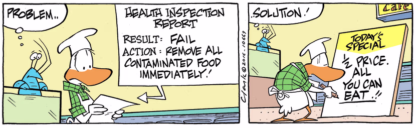 Swamp Cartoon - Swamp Cafe Contamination ComicMarch 10, 2016