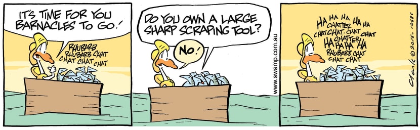 Swamp Cartoon - Lucky Mascot Scraping Tool ComicMarch 30, 2016