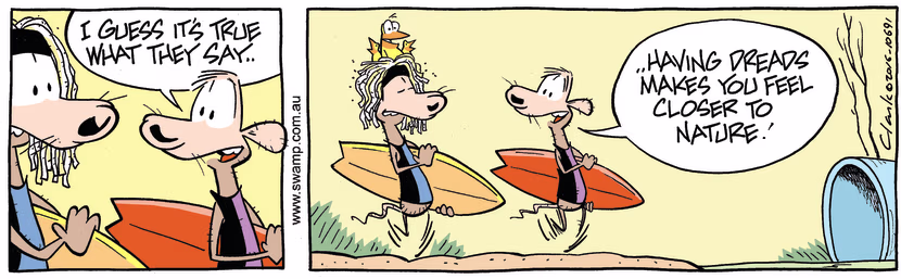 Swamp Cartoon - Chives Rat Close to Nature ComicApril 5, 2016