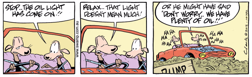 Swamp Cartoon - Swamp Rats Car ComicJuly 30, 2016