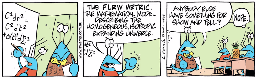 Bob Crayfish and his teacher are somewhat bamboozled by the mathematical problem. Swamp Cartoon - Crayfish Maths Problem ComicSeptember 28, 2016