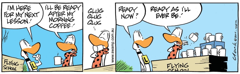 Swamp Cartoon - Flight Instructor CoffeeNovember 2, 2016