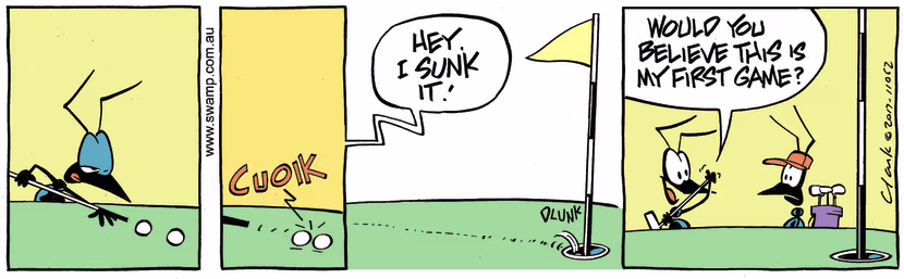 Swamp Cartoon - Swamp Ant Snooker ComicJune 12, 2017