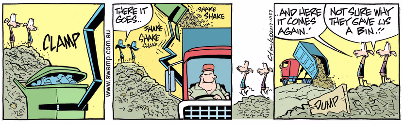 Swamp Cartoon - Swamp Rats Bin ComicSeptember 30, 2017