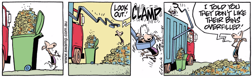 Swamp Cartoon - Chives Rat Bin Load ComicNovember 3, 2017