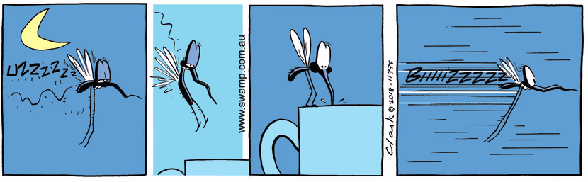 Swamp Cartoon - Swamp Mosquito Coffee ComicApril 27, 2018