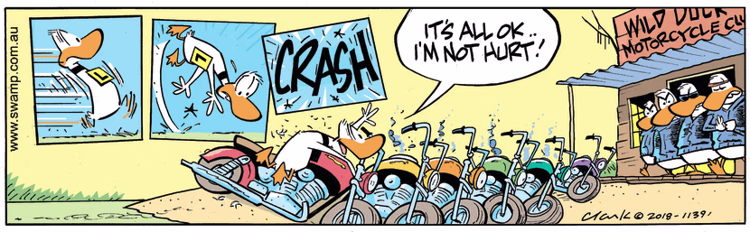 Swamp Cartoon - Ding Duck Safe ComicJuly 2, 2018