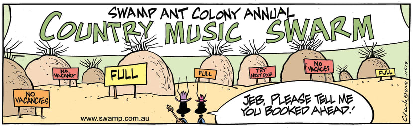 Swamp Cartoon - Swamp Ants Vacancy ComicNovember 28, 2018