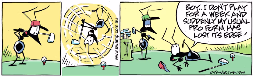 Swamp Cartoon - Swamp Ant Golf Pro ComicJanuary 3, 2019