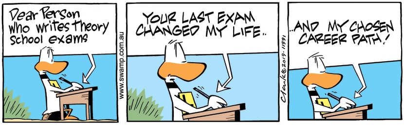 Swamp Cartoon - Ding Duck Career Path ComicFebruary 23, 2019