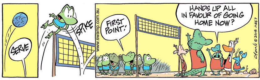 Swamp Cartoon - Go Home Now ComicMay 10, 2019