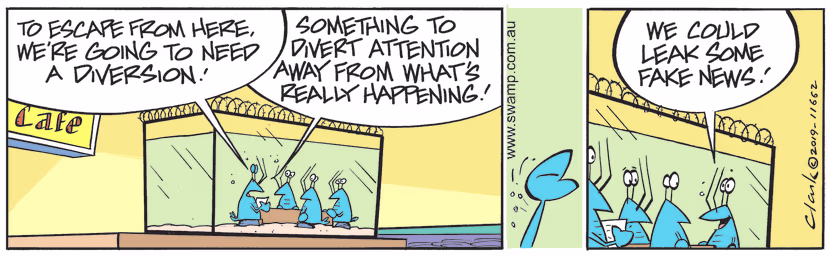 Swamp Cartoon - Bob Crayfish Fake NewsMay 16, 2019