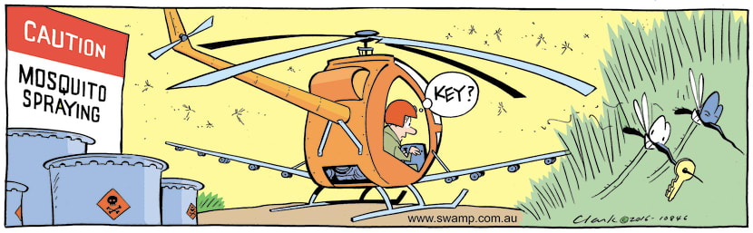 Swamp Cartoon - Mosquito Control SprayingSeptember 20, 2022