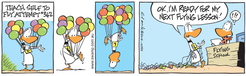 Swamp Cartoon - Bunch of BalloonsNovember 26, 2022