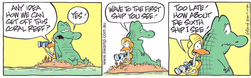 Swamp Cartoon - Coral ReefFebruary 15, 2023