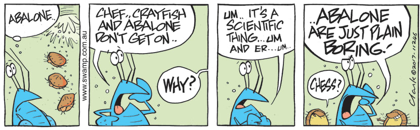 Swamp Cartoon - Sharing His AquariumApril 28, 2023
