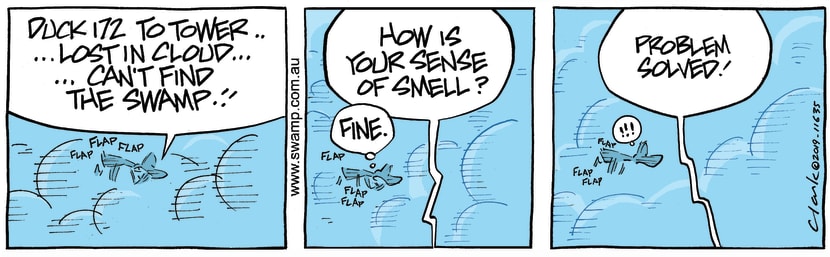Swamp Cartoon - Sense of SmellNovember 1, 2023