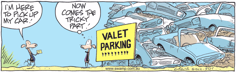 Swamp Cartoon - Chives Rat Offers Valet ParkingMay 31, 2021