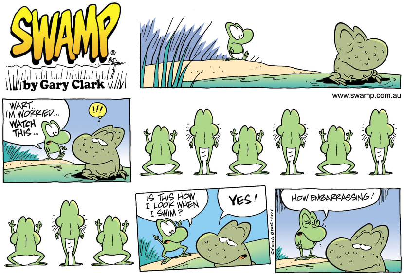 Swamp Cartoon - WorriedDecember 29, 2002