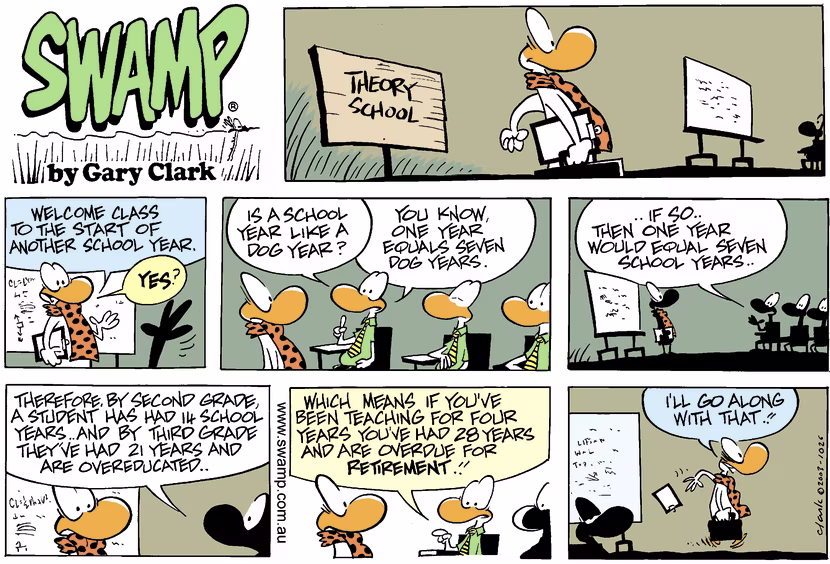 Swamp Cartoon - Dog YearsMarch 9, 2003